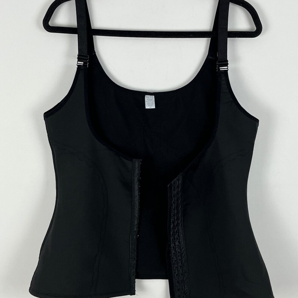 Ashley Stewart Compession Shape Wear Size 3X Spaghetti Strap Front Hook & Eye